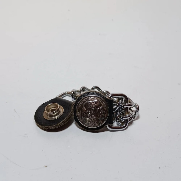 Buffalo Nickel Snap Key Chain see pictures for reference and measurements - Picture 3 of 4